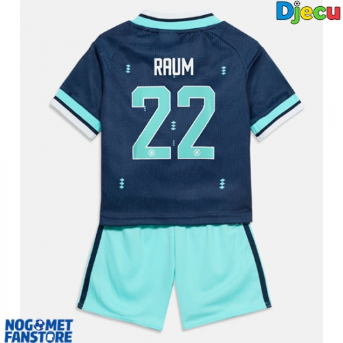 Njemačka David Raum #22 Gostujuci Dres za djecu SP 2026 Kratak Rukav (+ Kratke hlače)